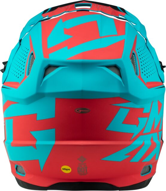 GMAX MX-96 502 Helmet Matte Blue/Red Large Offroad - Image 3