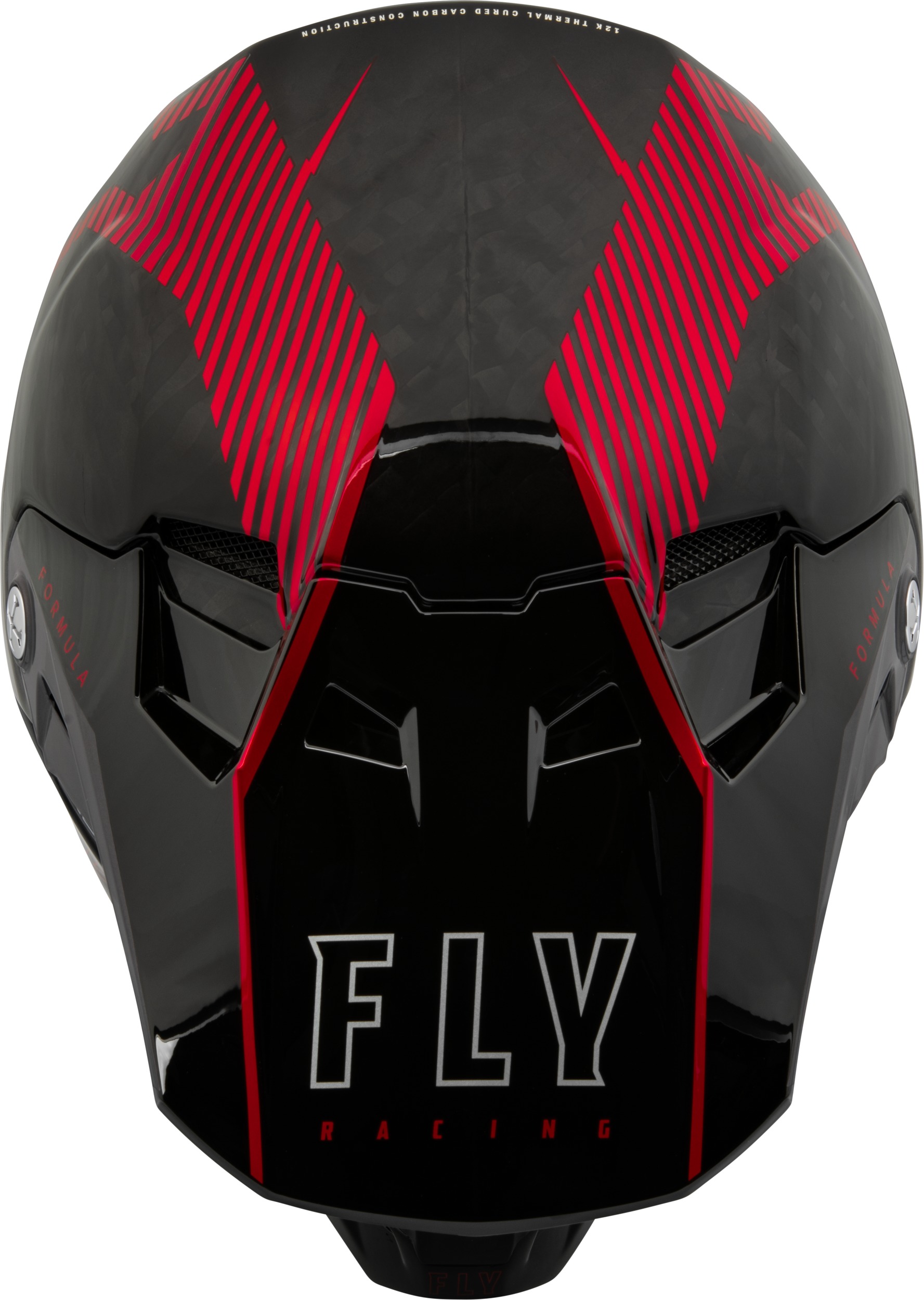 Fly Racing Formula Carbon Tracer Helmet Red/Black XS - Image 4