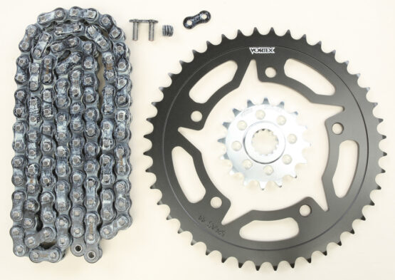 V3 Chain & Sprocket Kit Black RX Chain 520 16/44 Black Steel
