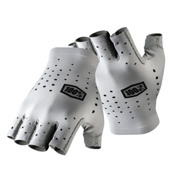 100% Women's Sling Bike Gray Short Finger Gloves - Size M - Image 2
