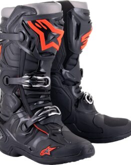 Alpinestars Tech 10 Boots Black/Red Fluorescent US 11