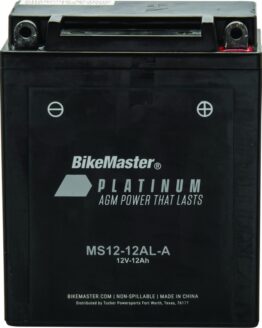 BikeMaster AGM Platinum II Battery Replaces YB12AL-A MS12-12AL-A 12V