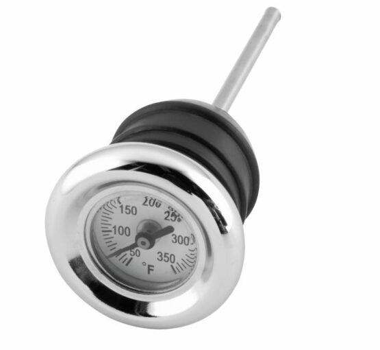 Bikers Choice Chrome Oil Tank Temperature Gauge 1-3/16" Diameter