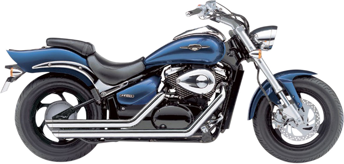 Streetrod Slashdown Chrome Full Exhaust w/Bungs - Image 3