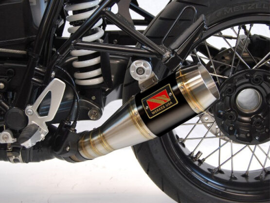 Competition Werkes Black Center GP 3/4 Slip On Exhaust Fits BMW R nine T - Image 2