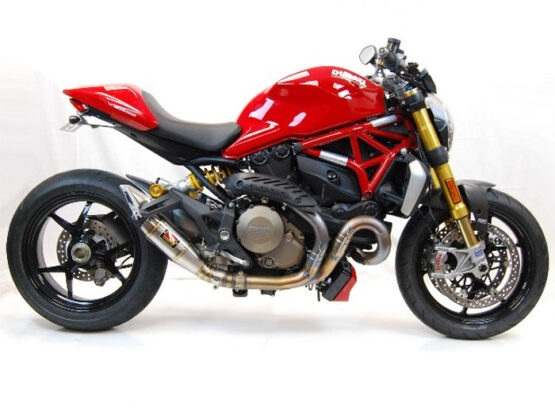GP Stainless Slip On Exhaust w/ dB Killer Fits Ducati Monster 1200 821 - Image 2