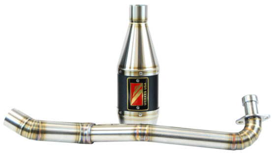 Black Center GP Full Exhaust
