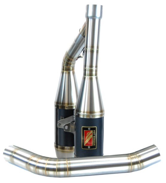 Black Center Dual GP Slip On Exhaust