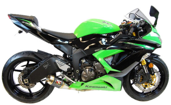 Black Center GP Slip On Exhaust - Image 2