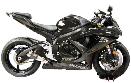 Black Center GP Slip On Exhaust - Image 2