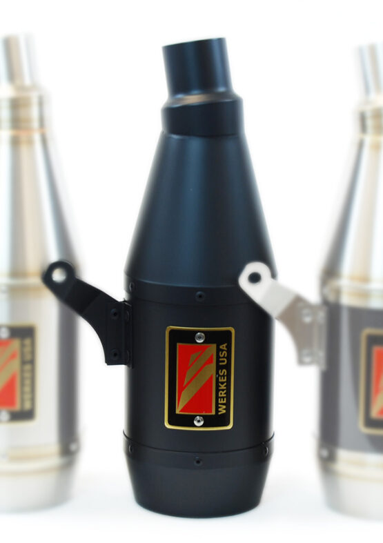 Black Velvet Slip On Exhaust