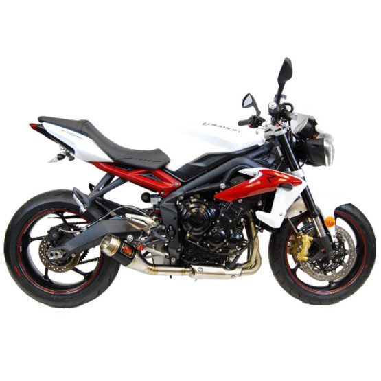 Competition Werkes Black Slip-On Exhaust WT678-BC For 13-16 Street Triple/R/RX - Image 2