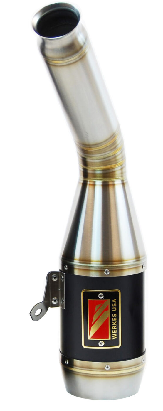 Competition Werkes Black Slip-On Exhaust WT678-BC For 13-16 Street Triple/R/RX