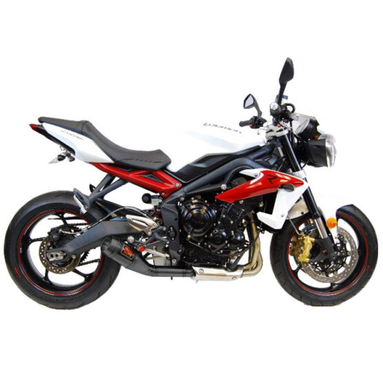 Competition Werkes Black Velvet GP Slip On Exhaust Fits 13-16 Street Triple - Image 2