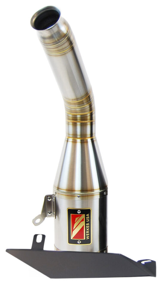CompWerkes GP Slip On Exhaust Stainless Steel Fits 13-15 Daytona 675 675R - Image 3