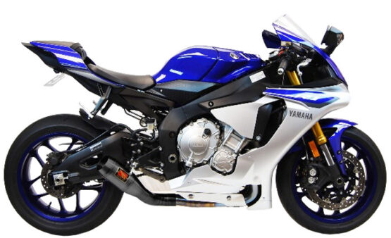 Black Velvet GP Slip On Exhaust by Competition Werkes Fits 15-22 Yamaha R1 - Image 2