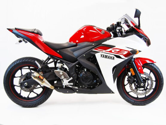 Competition Werkes GP Slip On Exhaust Stainless Fits 15-24 Yamaha R3 - Image 2