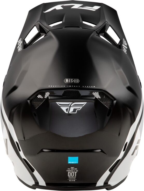 Fly Racing Youth Formula CC Helmet Black/White YL - Image 4