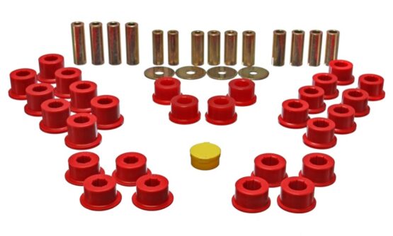 Energy Suspension Red Rear Control Arm Bushing Set Fits 90-97 Mazda Miata