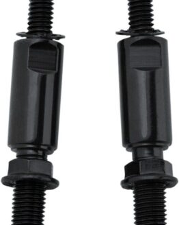 Kuryakyn Raised Mirror Mount Adapters Gloss Black (Pair)