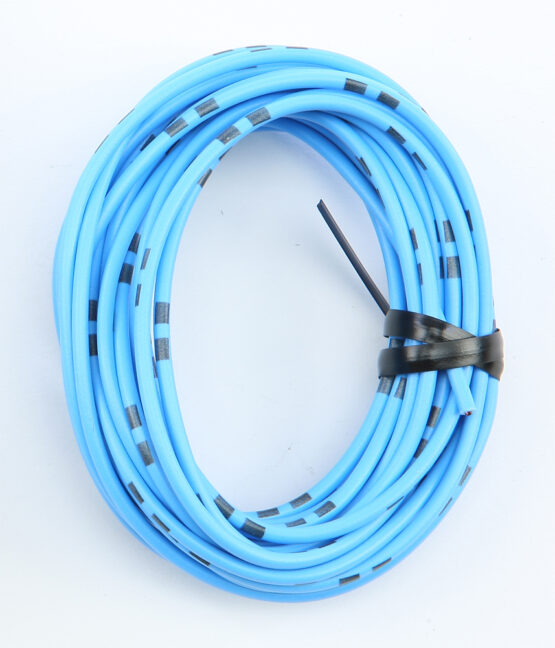 13' Color Match Electrical Wire - Solid Sky Blue 14A/12V 20AWG - Image 2