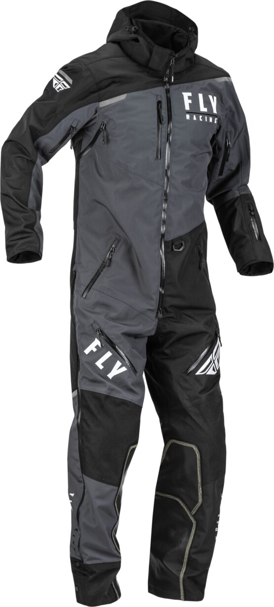 Fly Racing Cobalt Shell Snow Monosuit Black/Grey Large