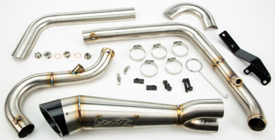 Stainless Steel 2-Into-1 Shorty Turnout Full Exhaust - Image 3
