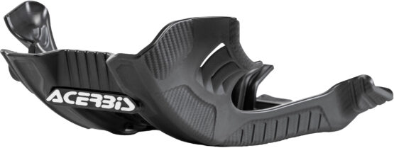 Acerbis Skid Plate Black/White For Yamaha YZ125 2006-2023 - Image 2