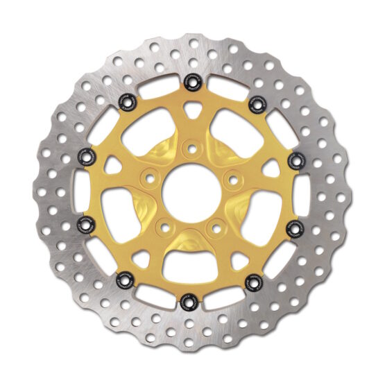 11.5" Dominator Front Brake Rotor Gold Anodized by Performance Machine