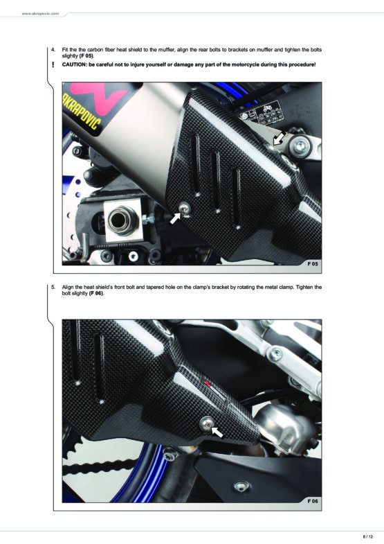 Titanium Slip On Exhaust w/ Carbon Heat Shield - Image 10