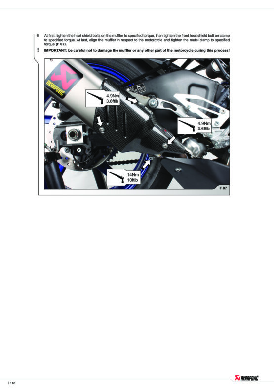Titanium Slip On Exhaust w/ Carbon Heat Shield - Image 11