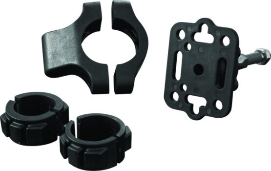 Kuryakyn Handlebar Accessory Mount Black 7/8 to 1-1/4in