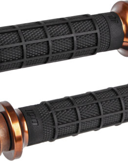 ODI Hart-Luck V-Twin Lock-On Grips Black/Bronze For Indian