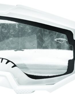 Answer Apex 1 Goggle White/Black Clear Lens Motocross Off-Road ATV