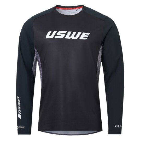 USWE Lera Off-Road Jersey Black XL Adult Heavy-Duty Motocross Shirt