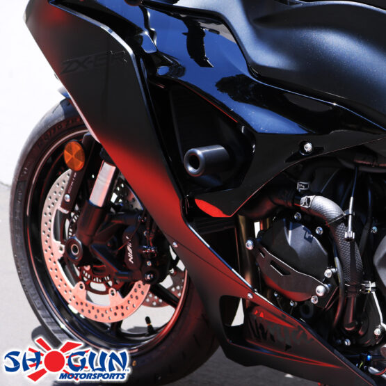 Shogun Frame Sliders No Cut Black For Kawasaki ZX-6R/ZX-6RR 2024-2025 - Image 3