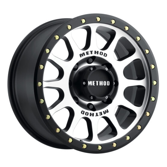 MR305 NV 17x8.5 0mm Offset 8x6.5 130.81mm CB Machined/Black Street Loc Wheel - Image 2