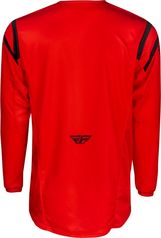 Fly Racing Kinetic Center Jersey Red/Black Large - Image 2