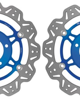 VEE Style Brake Rotors - Blue Center Front Set