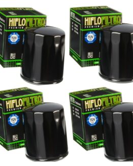 HF171B Oil Filter - Black - 4 Pack