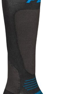 Fly Racing Snow Midweight Wool Socks Grey/Blue SM/MD
