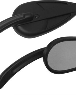 HardDrive Vintage Custom Die Cast Mirrors Black Pair