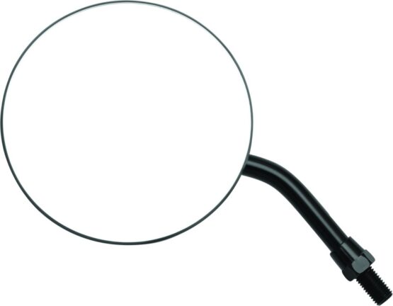4in Adjustable Round Mirror 10mm - Each - Black - Image 2