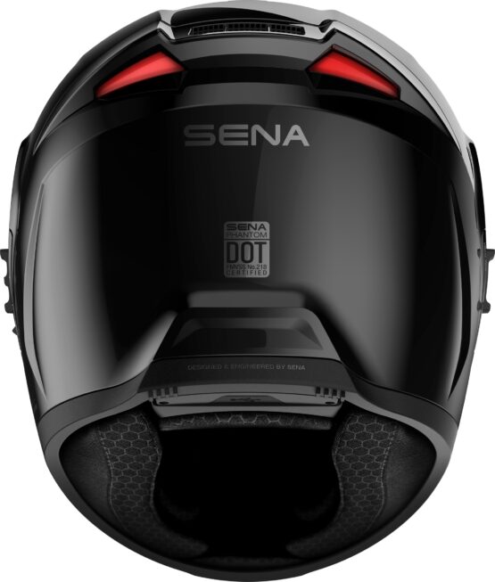Sena Phantom Full Face Smart Helmet Gloss Black Medium - Image 8