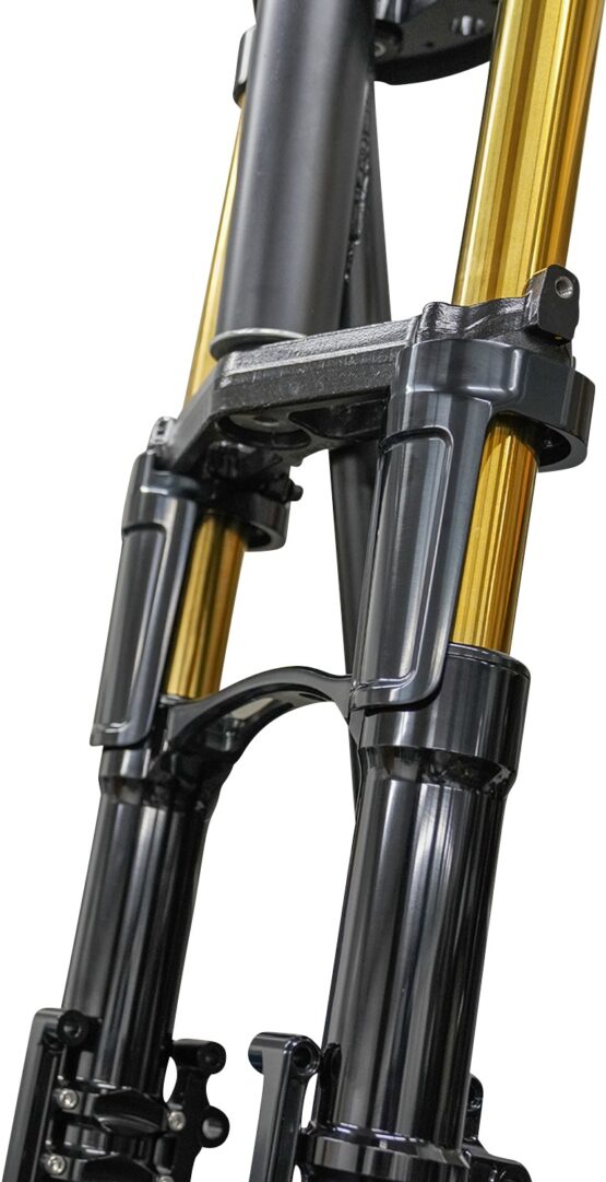 Arlen Ness Gold Fork Tubes 49mm Pair For Harley Touring Models - Image 4