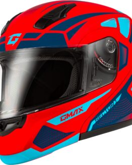 GMAX MD-04 Sector Modular Helmet Matte Red/Blue 3X-Large