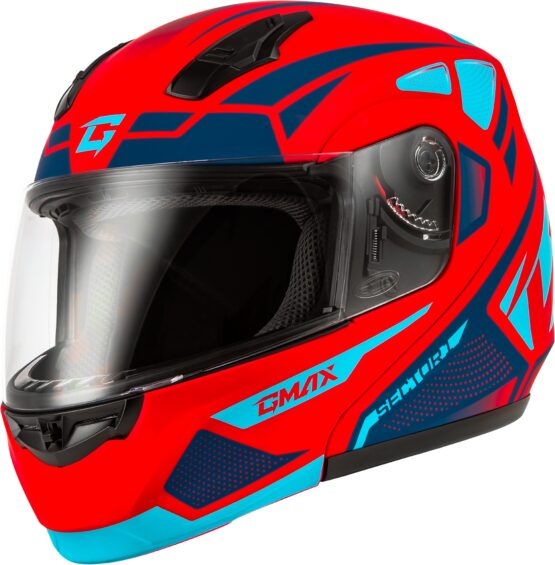 GMAX MD-04 Sector Modular Helmet Matte Red/Blue Small