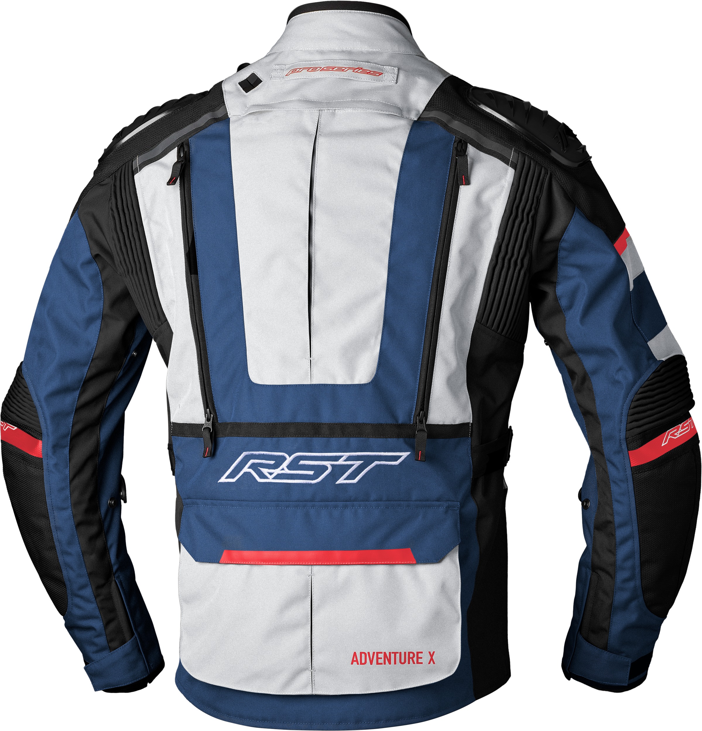RST Pro Series Adventure-X CE Jacket Silver/Blue/Red Medium - Image 3