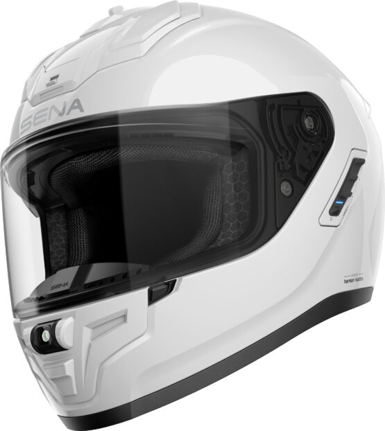 Sena Phantom Smart Full Face Helmet Gloss White Large