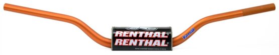 Renthal Fatbar 1-1/8" Handlebars Orange 831 Bend - Image 2